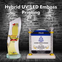 Hybrid UV-LED Emboss